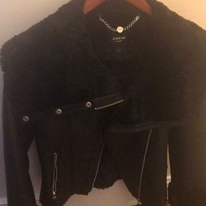 Leather coat